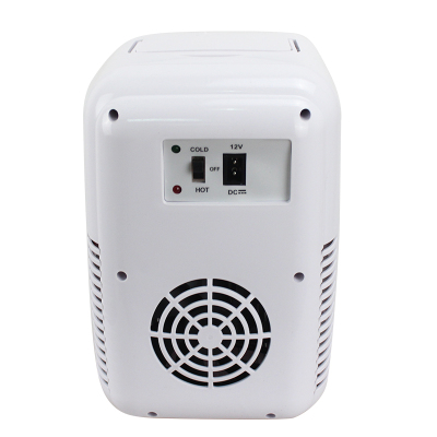 4升车载冰箱8L迷你冷暖小冰箱车家纳丽雅两用小型宿舍家用冷藏加热箱4升白色车家二用