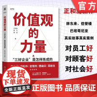 正版 价值观的力量:“三好企业”是怎样炼成的 正和岛 陈为 良心企业也能把生意越做越好 价值观 胖东来 文化 信誉楼
