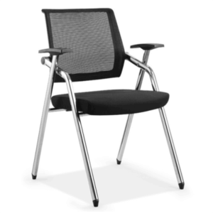 鑫环境 办公家具靠背培训椅带写字板折叠椅一体桌椅简约会议室椅子学生听课办公椅