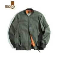 YANXU工装 美式空中MA1飞行员夹克校服风军旅外套复古棒球服男潮秋