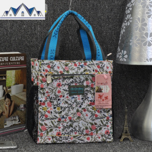 新款手提女包防水牛津布包大容量拉链午餐便当袋日韩饭盒手拎小包 三维工匠收纳包