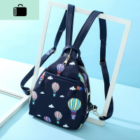 夏上新2020韩版百搭牛津布迷你双肩包仙女休闲帆布背包两用胸包潮NEW LAKE