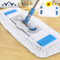 平板大拖把家用懒人瓷砖地木地板扦把专大号拖布夹一拖净干湿两用 三维工匠