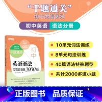 千题通关 初中英语语法专项训练2000题 [正版]旗舰千题通关 初中英语语法专项训练2000题七八九年级中考阅读理解完形