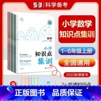 [3本套]数学知识点集训+单元归类复习+口算大通关.人教版 一年级上 [正版]2024版 53小学数学知识点集训汇总总结