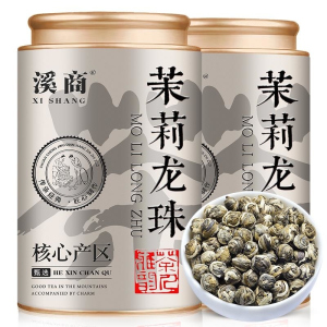 2026新茶茉莉花茶茉莉龙珠茶叶小龙珠特级浓香香珠大白毫绣球罐装