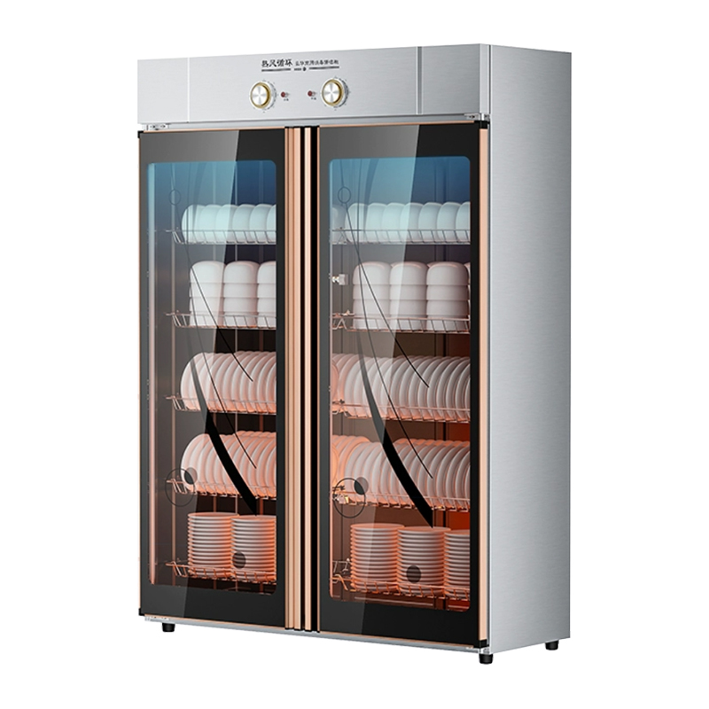 臻远ZY50429015商用消毒柜不锈钢消毒碗柜立式大容量热风循环餐具保洁柜 五层无磁密胺柜