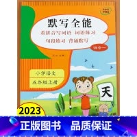 上册 小学五年级 [正版]小学语文默写全能五年级上册语文同步练习册默写能手专项训练积累与默写看拼音写词语生字注音词语练习