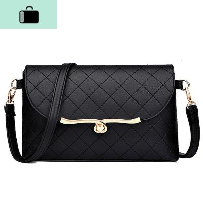 单肩包女士包包百搭时尚斜跨包女包小包NEW LAKE 黑色女士单肩包