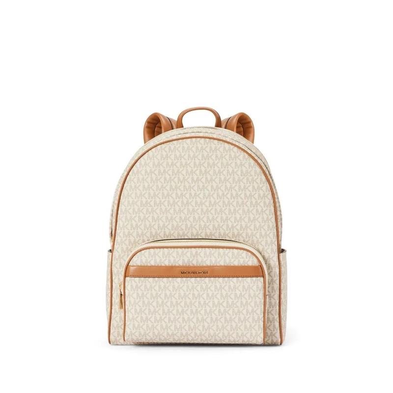 Michael Kors女士时尚百搭气质双肩包Lg Mf Backpack前拉链口袋休闲包日常出行