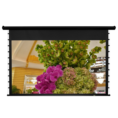 经科JK电动拉线投影幕布M3-MAT/300s拉绳微孔透声幕84寸4:3