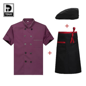 Tduo炊事员工作服三件套 U27 套