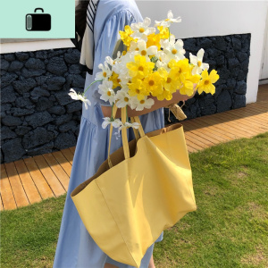 2020新款潮mac电脑包托特包单肩包大容量女包包大包NEW LAKE 黄女斜挎包 黄