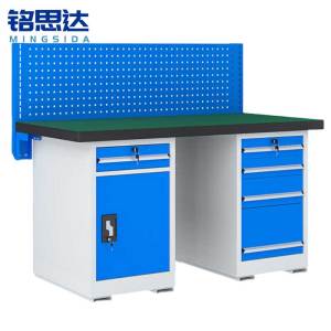 铭思达重型钳工操作台1.5米五抽一门张
