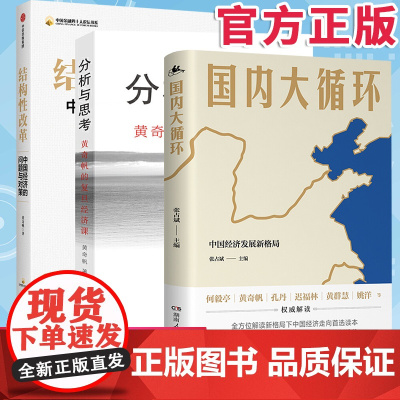 [正版]国内大循环+分析与思考+结构性改革中国经济的问题与对策 中信出版社 黄奇帆的复旦经济课解读中国经济改革基础货币