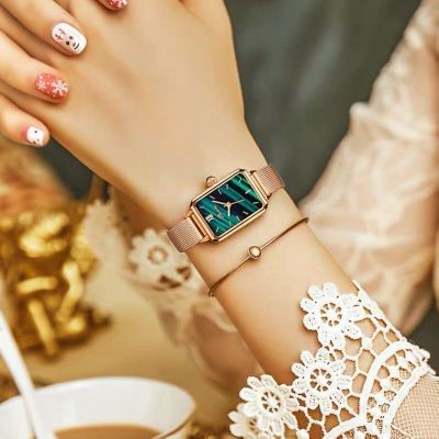 铭侣机械表男女士手表瑞士薄方形女表明星同款防水自动机械学生手表女