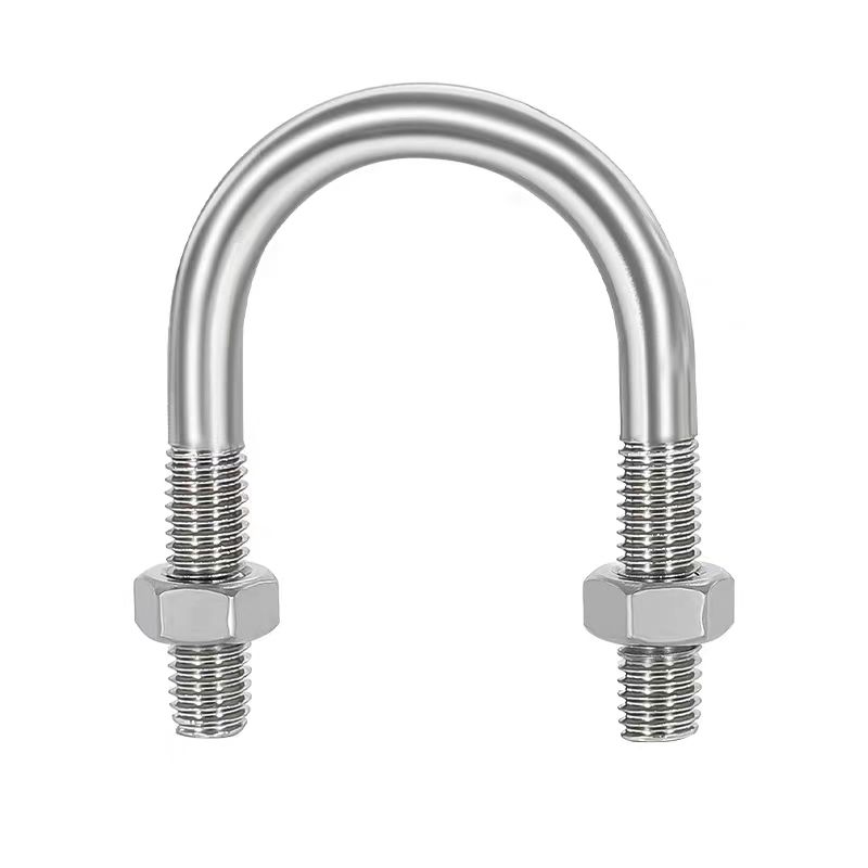 中锦科技 不锈钢U形螺丝U型卡管夹固定管卡 M24*530mm 4.8级 套