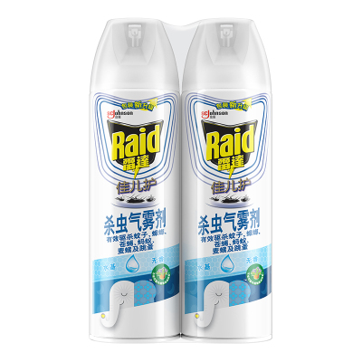 雷达杀虫气雾剂550ml双包装 水基无香强力灭杀蟑螂苍蝇蚊子蚂蚁杀虫剂