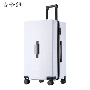 古卡维 行李箱 旅行箱 白色26英寸拉链款9261C