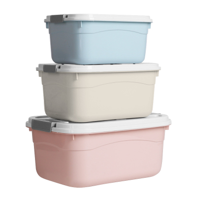 收纳箱加厚特大号衣服储物箱学生宿舍杂物整理箱塑料大号收纳盒