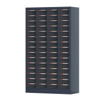 臻远 ZYLJG-W55 零件柜 60抽透明无门大号 722*300*1262