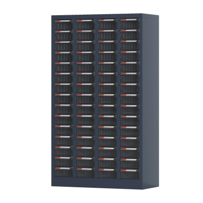 臻远 ZYLJG-W55 零件柜 60抽透明无门大号 722*300*1262