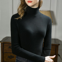 蚕丝德绒高领莱赛尔打底衫羊绒秋衣内衣加绒发热保暖加厚上衣