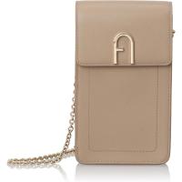 FURLA女士迷你斜挎包小巧便携光滑皮革链条手拿包日常通勤百搭配