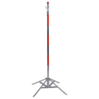 吉迎尚品 警戒线围栏杆安全围网立柱支架 伞式1.2米 个