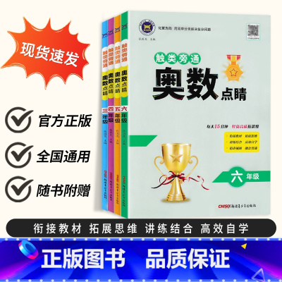 数学❤️奥数点睛 小学六年级 [正版]2024版 神龙教育触类旁通奥数点睛三年级四年级五年级六年级上下册通用版小学奥数创