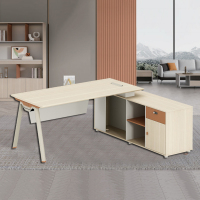 创世人 莱尚系列办公桌老板桌经理桌班台1.6m