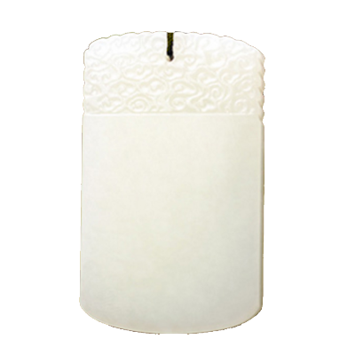 臻玉盈天然平安无事牌白玉平安牌挂件玉佩玉石玉坠和田玉吊坠玉牌男女款