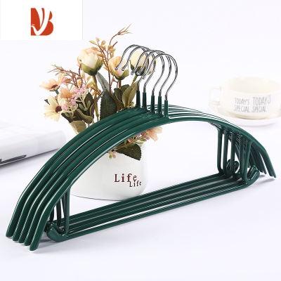 三维工匠衣架加粗防滑服装店晾衣架子半圆防不起包挂衣撑成人衣挂家用