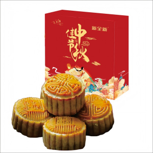 新全新月饼500克/盒