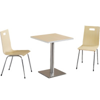 凌迪星食堂餐桌60*60*76cm(一桌两椅)套