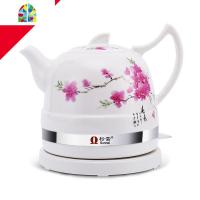 松雷SL-510B手动版陶瓷电水壶景德镇家用烧水自动断电开水电茶壶 FENGHOU SL-510B牵牛花1.0L烧水壶
