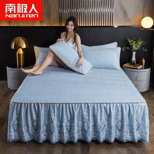 乳胶凉席床裙款床罩冰丝三件套夏季可机洗1.8m床1.5米1.2m