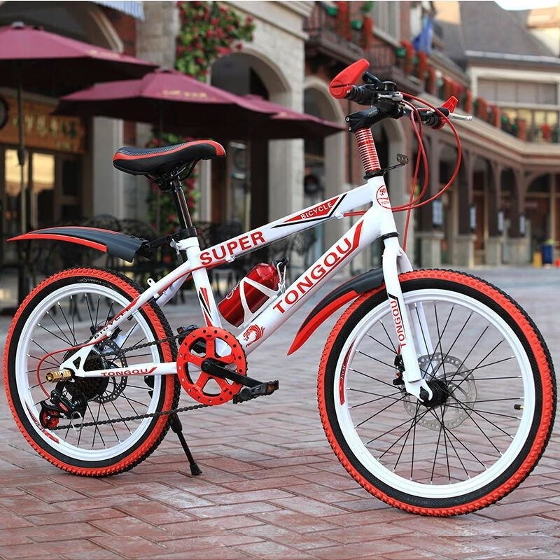 变速双碟刹自行车山地车20寸22寸24寸儿童自行车中小学生单车