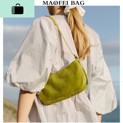 中古包包女2020春夏新款小众通勤百搭纯色法棍腋下包单肩手提包潮NEW LAKE女士单肩包