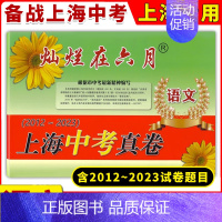 [正版]2024版灿烂在六月上海中考真卷 语文 2012-2023 十二年上海中考真题汇编 含答案 初中初三九年级真卷模