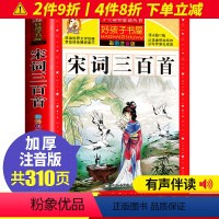 [正版]书籍宋词三百首 小学生版 彩色图案注音版全集300首幼儿早教国学启蒙经典儿童课外阅读书籍一年级二年级三课外书必