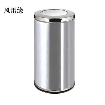 风雷缘不锈钢垃圾桶烟蒂柱灭烟桶带烟灰缸室外电梯口立式中号港氏桶