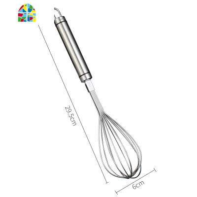 304不锈钢打蛋器手动家用蛋糕小型号蛋清搅蛋器鸡蛋打发器搅拌棒 FENGHOU 14寸打蛋器[201材质]