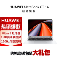 华为MateBook GT 14 14.2英寸笔记本电脑 酷睿 Ultra 5 125H 32G 1TB 2.8K OLED悬浮触控手写屏 轻薄机身 皓月银
