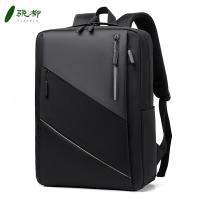 防水双肩包 黑色款(带反光条)/个