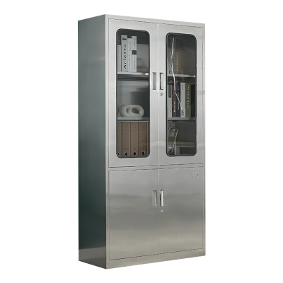 铭威盾不锈钢文件柜档案柜资料柜器械柜储物柜仪器柜304全不锈钢大器械柜