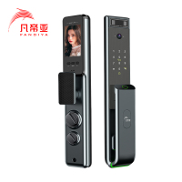 凡帝亚M06 视频对讲、电子猫眼、移动侦测、抓拍照片、全自动开锁和上锁、LED显示屏、6种开锁方式
