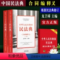 [正版]民法典释义中华人民共和国民法典合同编释义龙卫球民法典法律法规司法解释合同法编逐条释义法典草案法条法规解读法律书