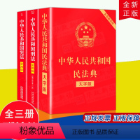 [正版]+刑法+民法典全套3册2024年适用法律书籍 中华人民共和国实用版2018修订修中国法制出版社刑法修正