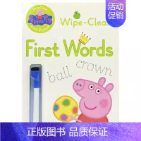 小猪佩奇学单词 [正版]Peppa Pig Peppa's Busy Day 小猪佩奇忙碌的一天 认识时间纸板书 时钟玩